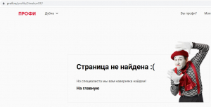 Симаков удалил анкету из profi